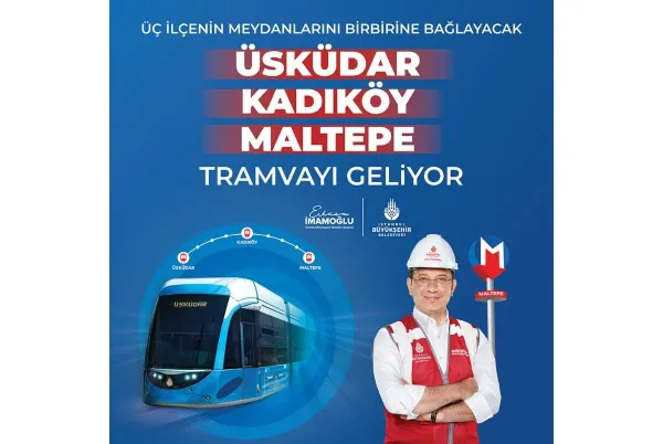 Üsküdar-Kadıköy-Maltepe Tramvayı Geliyor